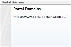 Portal Domains https://www.portaldomains.com.au/